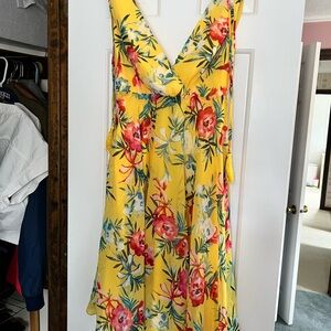 Floral Yellow Dress